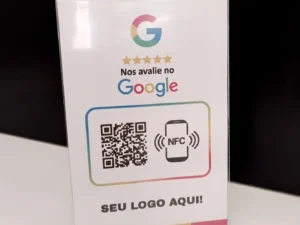 Placa Google de mesa