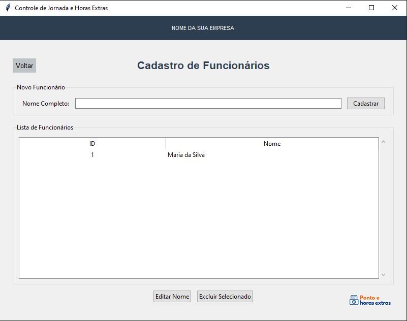 Sistema Controle de Ponto e Horas Extras - Imagem 3